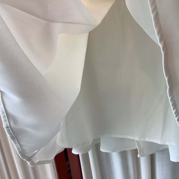 Bailey Rose Womans White Pleated Mini Skirt Size Medium - Picture 4 of 6